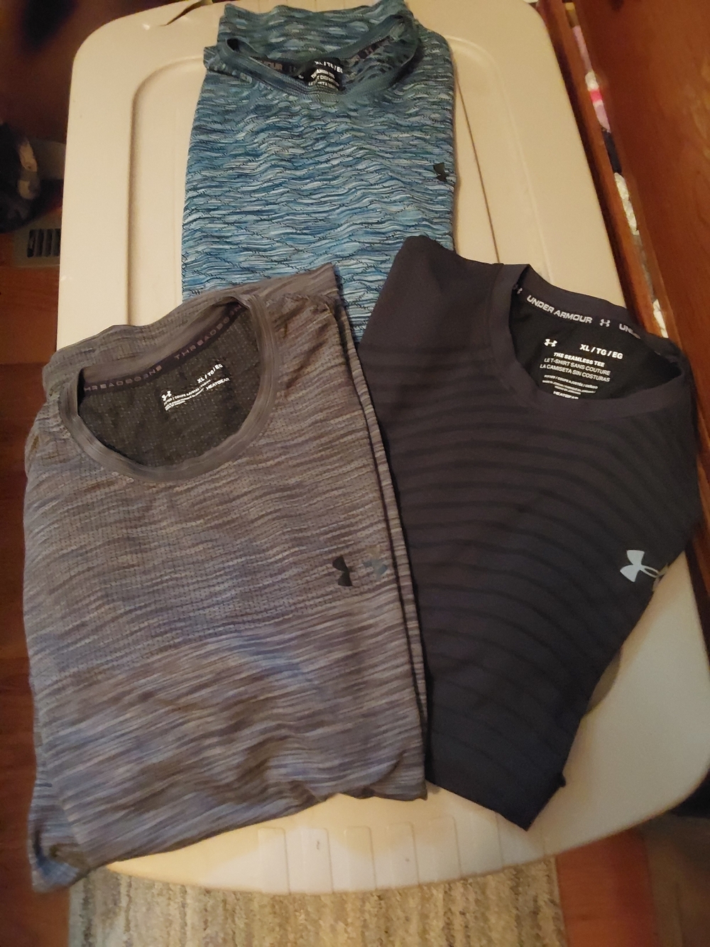 Under Armour Men’s Short Sleeve Tech Tees - Teal, Gray, Black
